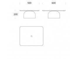 Set of 3 April coffee table 