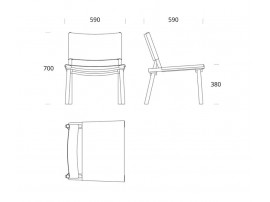 Fauteuil scandinave December 