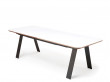 Table de repas scandinave à rallonge Chess Corian GM 3400. 2 tailles. 6 à 14 pers