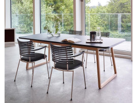 Table de repas scandinave à rallonge Nano GM 3640. 4 à 22 personnes 