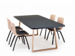 Table de repas scandinave à rallonge Nano GM 3640. 4 à 22 personnes 