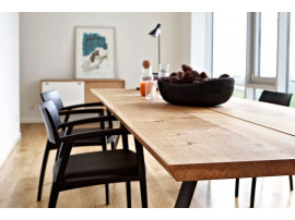 Table de repas scandinave à rallonge Plank GM 3200. 4 tailles