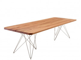 Table de repas scandinave à rallonge Plank de Luxe GM 3300. 4 tailles