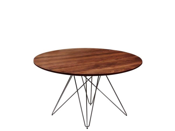 Table de repas scandinave ronde Spider GM3800. Ø 120 ou 130 cm.