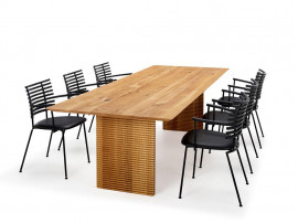 Table de repas scandinave Straight GM 3500 à rallonge. 5 tailles 