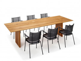 Table de repas scandinave Straight GM 3500 à rallonge. 5 tailles 