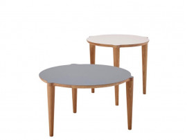 Table basse scandinave Orbit round Nano. 3 Ø, 3 hauteurs