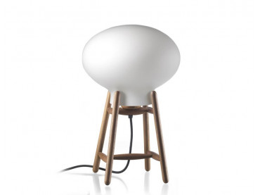 Lampe de table scandinave Hiti U4 opale