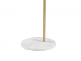 Yuh floor lamp . Brass/marble