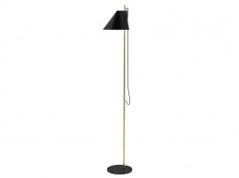 Yuh floor lamp . Brass/marble