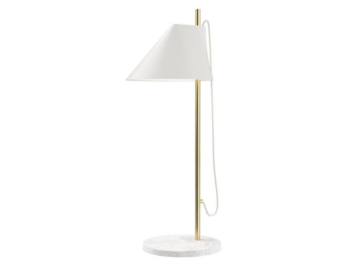 Yuh table lamp or desk lamp. Brass/marble