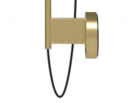 Yuh wall lamp . Brass/Black