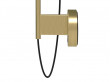 Yuh wall lamp . Brass/Black