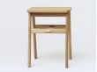 Tabouret scandinave pliant, Angle. Chêne