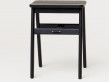 Angle Stool, Black-stained Oak