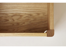 A Line Storage Bench, Oak