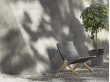 Mid-Century  modern scandinavian lounge chair by Morten Gøttler. Outdoor New product