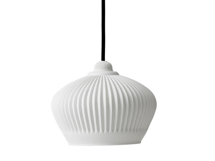 Tsé pendant lamp in porcelain