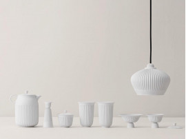 Tsé pendant lamp in porcelain