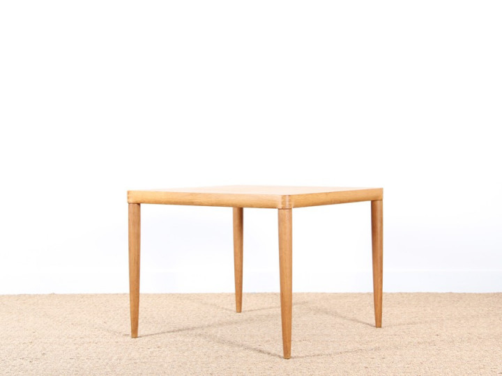 Square coffee table in oak