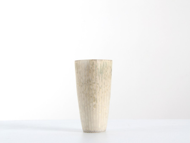  vase carré blanc en céramique émaillée