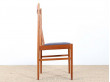 Set of 4 teak chairs model 422