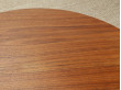 Table basse scandinave ronde teck