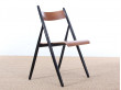 Suite de 4 chaises scandinaves en teck