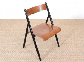 Mid modern Finnish set of 4 Scandinavian teak chairs