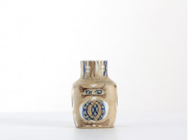 Scandinavian ceramics. Owl vase by Royal Copenhagen. 