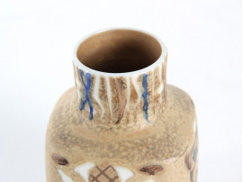 Scandinavian ceramics. Owl vase by Royal Copenhagen. 