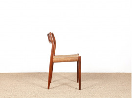 Pair of Scandinavian rosewood chairs. Model 79. 