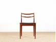 Set of four Scandinavian chairs in Rio rosewood