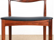 Set of four Scandinavian chairs in Rio rosewood