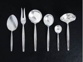 Scandinavian 84 pieces silver cutlery. Model Capri.
