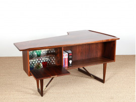 Scandinavian desk in Rio rosewood