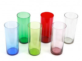 Set of 6 Scandinavian glasses. Model Purtilo. 