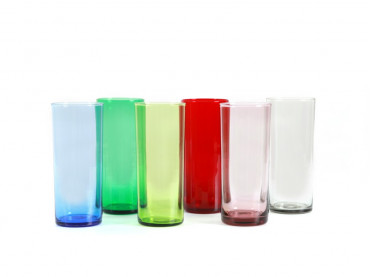 Set of 6 Scandinavian glasses. Model Purtilo. 