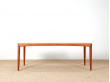 Table basse scandinave en teck. 