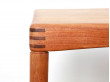 Scandinavian occasional table in teak