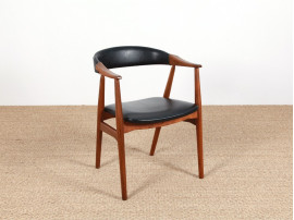 Paire de fauteuils scandinave en teck. 