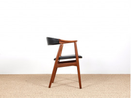 Scandinavian desk chair in teak model 213