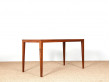 Table basse scandinave en palissandre. 