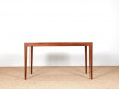 Table basse scandinave en palissandre. 