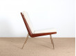 Pair of Scandinavian teak easy chairs Model Boomerang.  