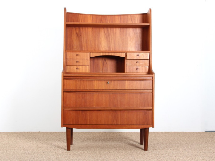 Scandinavian teak secretary