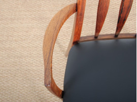 Scandinavian rosewood armchair  Eva  