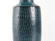 Scandinavian ceramics. Turquoise vase. 