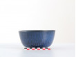 Scandinavian ceramics. Set of 2 blue bowls.