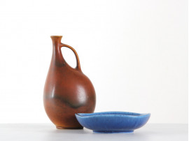 Scandinavian ceramics. Blue bowl. 